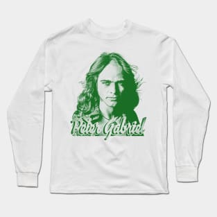 33 peter gabriel - green solid style Long Sleeve T-Shirt